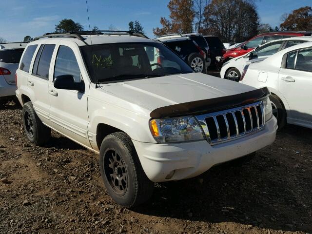 1J4GX58N04C360083 - 2004 JEEP GRAND CHER WHITE photo 1