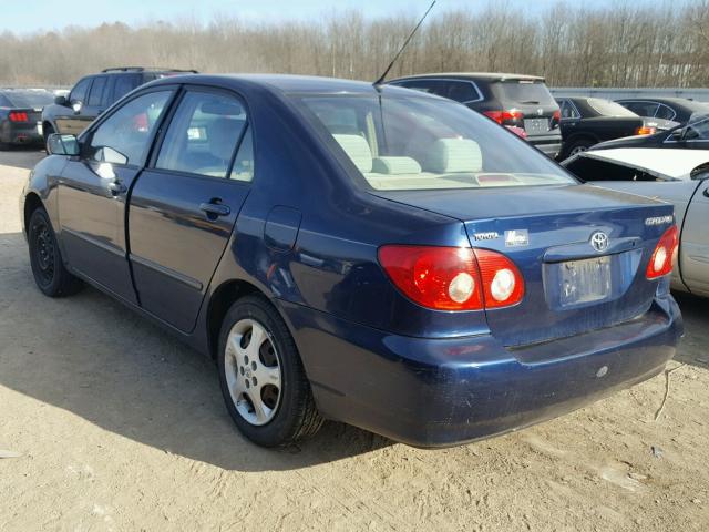 1NXBR32E85Z486108 - 2005 TOYOTA COROLLA CE BLUE photo 3