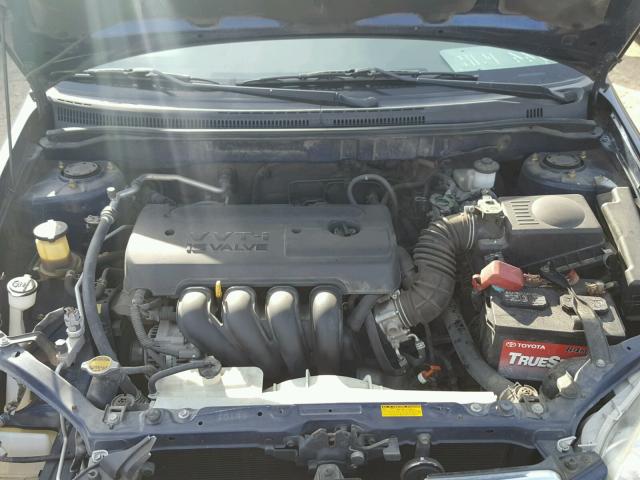 1NXBR32E85Z486108 - 2005 TOYOTA COROLLA CE BLUE photo 7