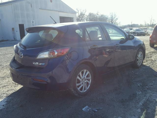 JM1BL1L74C1676531 - 2012 MAZDA 3 I BLUE photo 4