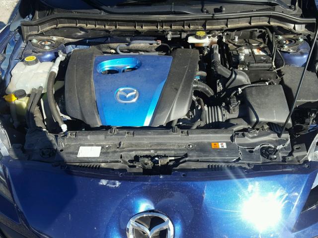 JM1BL1L74C1676531 - 2012 MAZDA 3 I BLUE photo 7