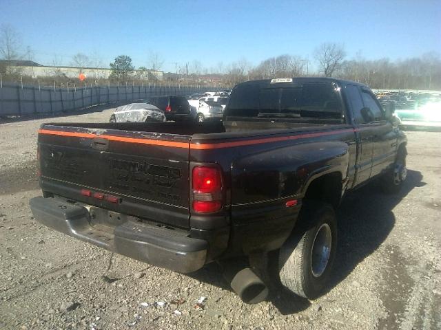 1B7MC33651J192196 - 2001 DODGE RAM 3500 BLACK photo 4