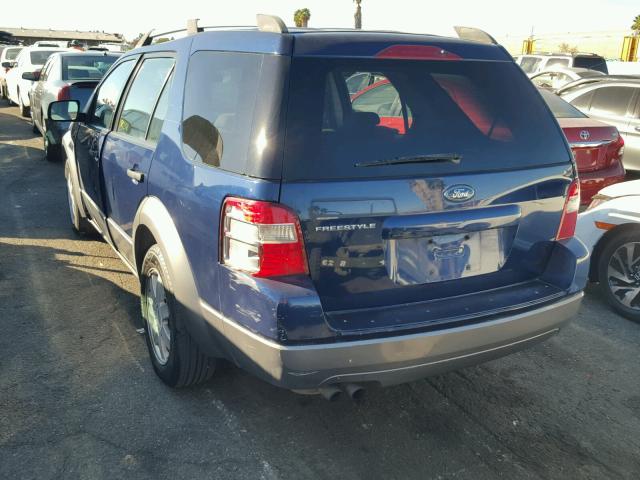 1FMZK01135GA20195 - 2005 FORD FREESTYLE BLUE photo 3