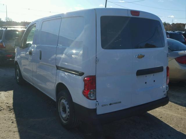 3N63M0YN3FK705021 - 2015 CHEVROLET CITY EXPRE WHITE photo 3