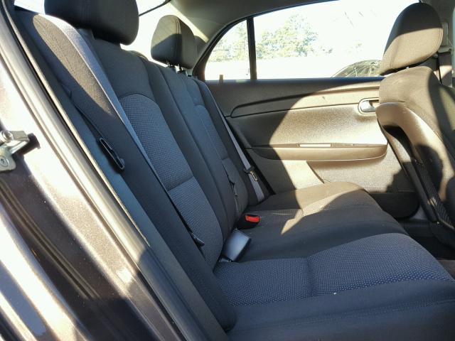 1G1ZC5E02A4131390 - 2010 CHEVROLET MALIBU 1LT გრაფიტი ფოტო 6