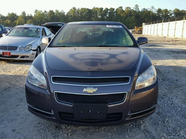 1G1ZC5E02A4131390 - 2010 CHEVROLET MALIBU 1LT გრაფიტი ფოტო 9