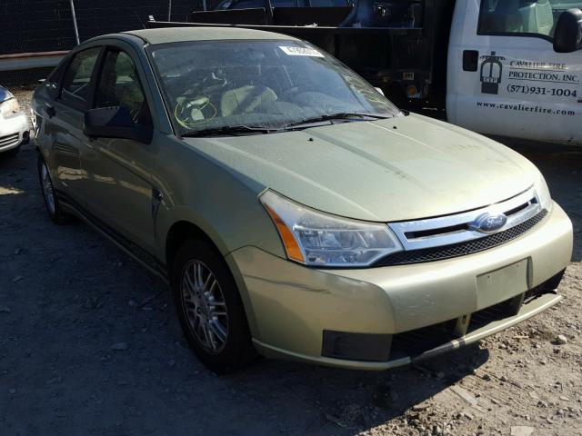 1FAHP35N68W251480 - 2008 FORD FOCUS SE GREEN photo 1