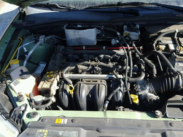 1FAHP35N68W251480 - 2008 FORD FOCUS SE GREEN photo 7