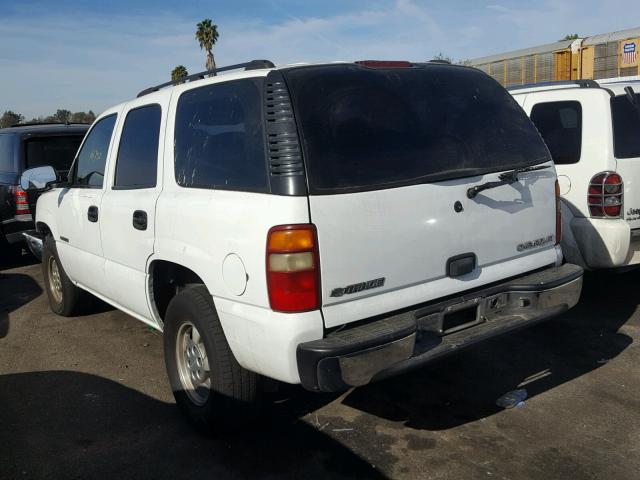 1GNEK13V13R266213 - 2003 CHEVROLET TAHOE K150 WHITE photo 3