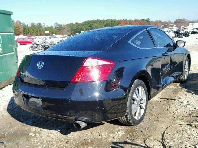 1HGCS1B33AA002164 - 2010 HONDA ACCORD LX BLACK photo 4