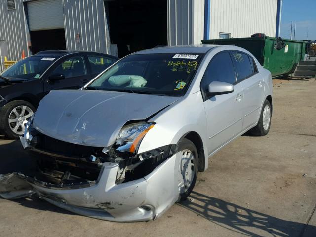 3N1AB6AP7BL721423 - 2011 NISSAN SENTRA 2.0 SILVER photo 2