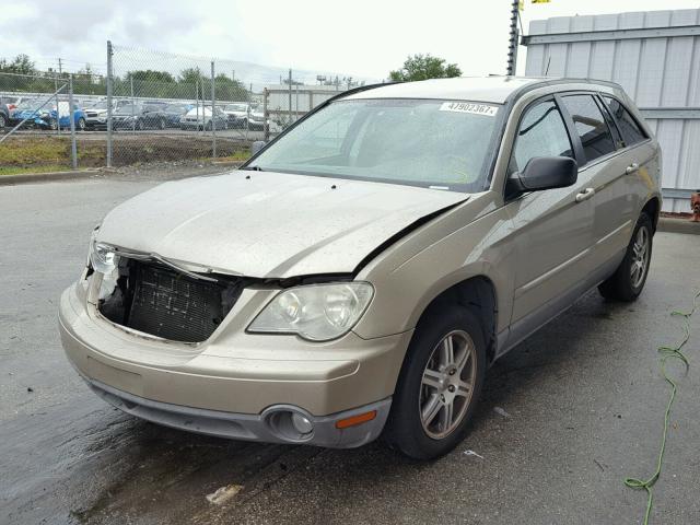 2A8GM68XX8R668910 - 2008 CHRYSLER PACIFICA T GOLD photo 2