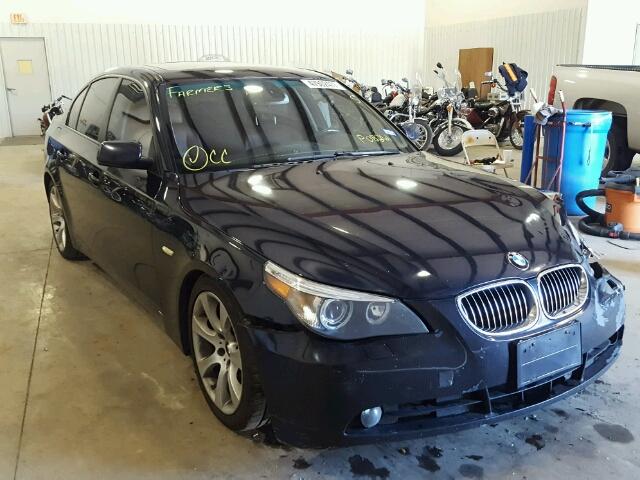 WBANB53527CP08261 - 2007 BMW 550 I BLUE photo 1