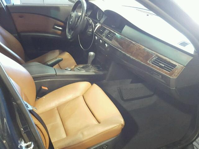 WBANB53527CP08261 - 2007 BMW 550 I BLUE photo 5