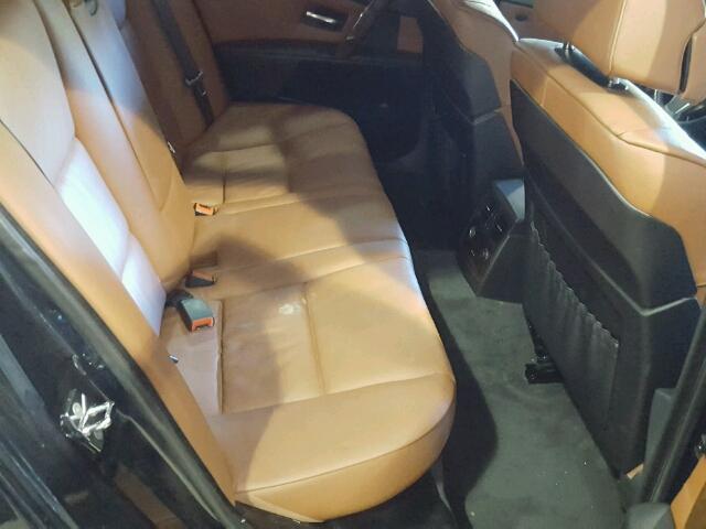 WBANB53527CP08261 - 2007 BMW 550 I BLUE photo 6