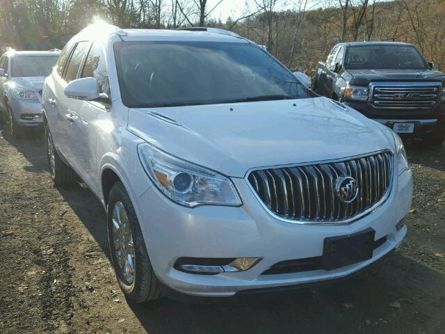 5GAKRBKD8HJ345312 - 2017 BUICK ENCLAVE WHITE photo 1