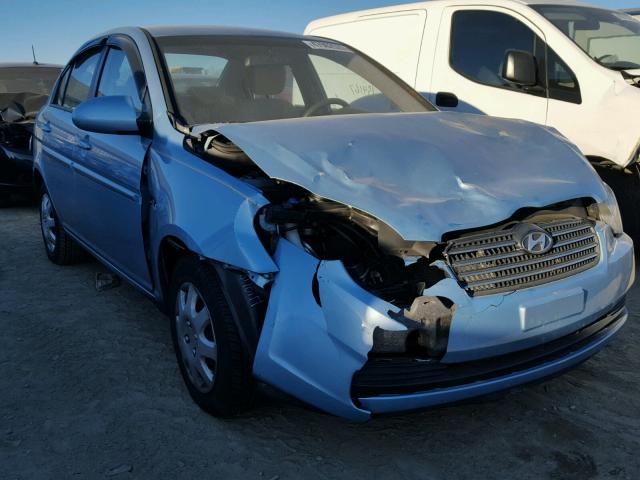 KMHCN46C38U203505 - 2008 HYUNDAI ACCENT GLS BLUE photo 1