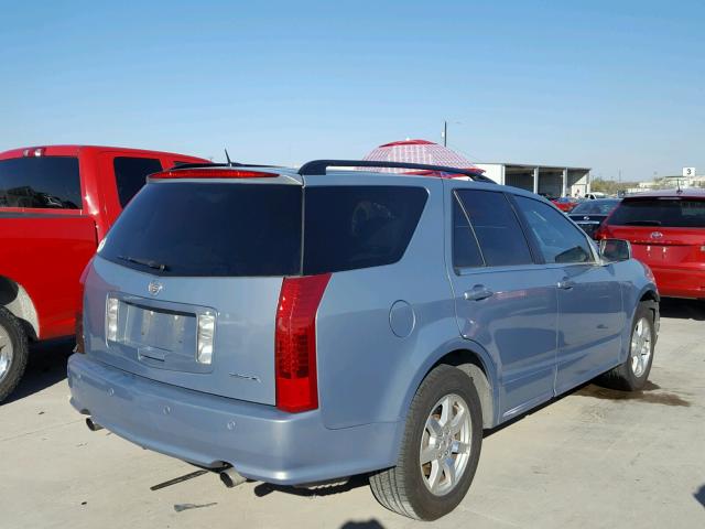 1GYEE637680152308 - 2008 CADILLAC SRX BLUE photo 4