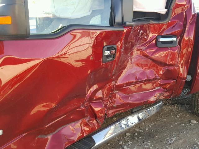 1FTFW1ETXEFB49568 - 2014 FORD F150 SUPER RED photo 9