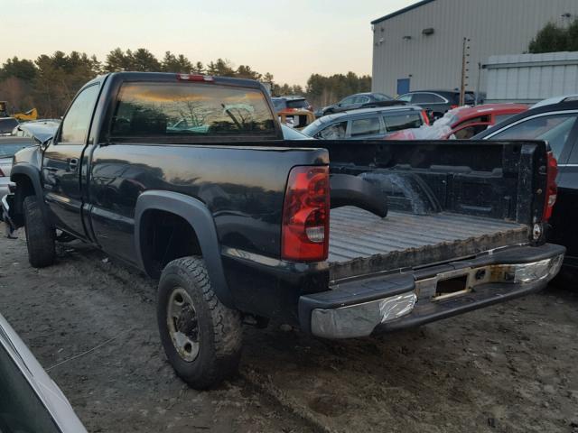 1GCHC24U83E358408 - 2003 CHEVROLET SILVERADO BLACK photo 3