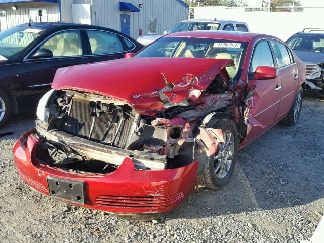 1G4HD57276U251106 - 2006 BUICK LUCERNE CX RED photo 2