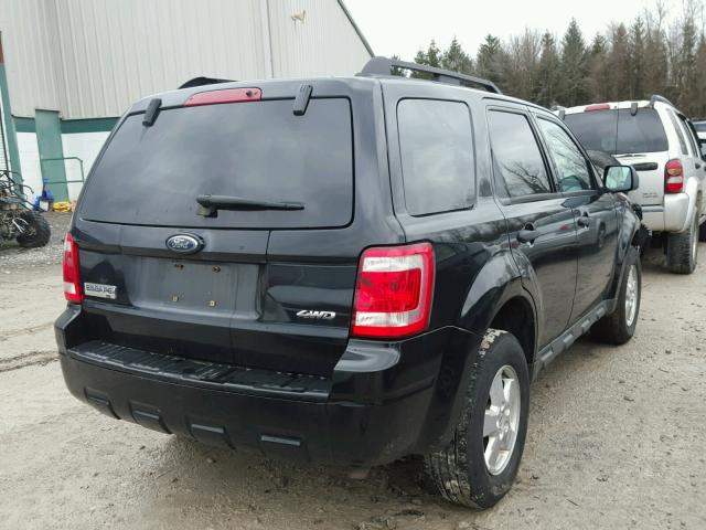 1FMCU93769KD08902 - 2009 FORD ESCAPE XLT BLACK photo 4