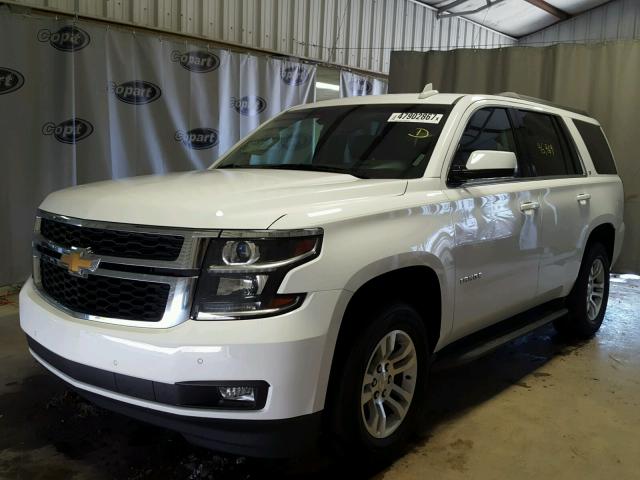 1GNSCBKC8FR639628 - 2015 CHEVROLET TAHOE C150 WHITE photo 2