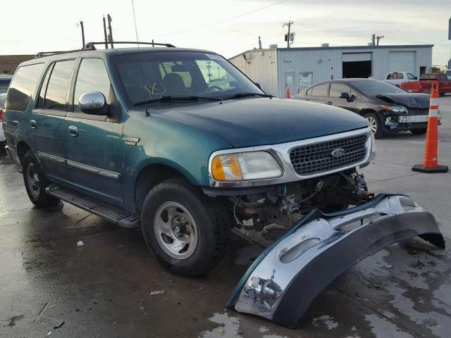 1FMRU1769WLA48689 - 1998 FORD EXPEDITION GREEN photo 1