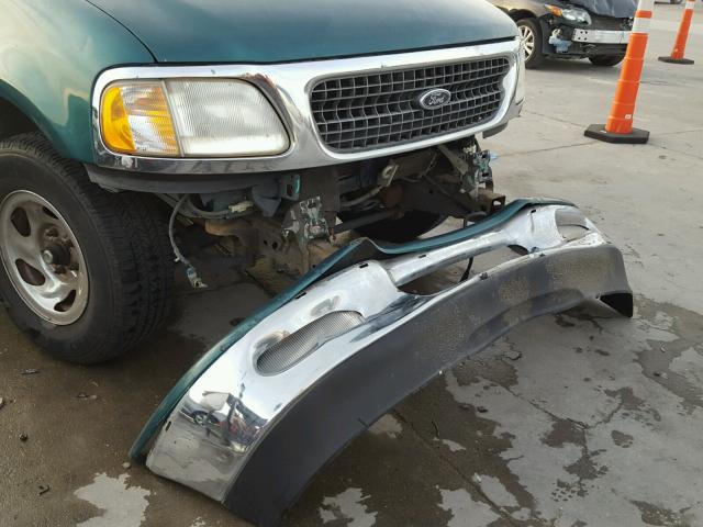 1FMRU1769WLA48689 - 1998 FORD EXPEDITION GREEN photo 9