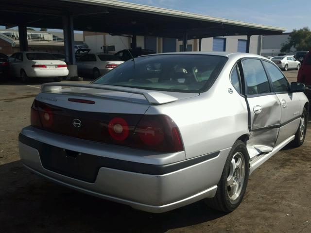 2G1WH55K729280415 - 2002 CHEVROLET IMPALA LS SILVER photo 4