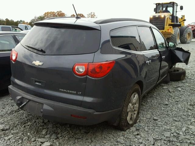 1GNKRGED5CJ359031 - 2012 CHEVROLET TRAVERSE L BLUE photo 4