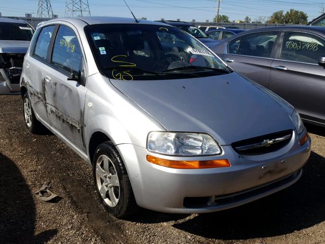 KL1TD66618B214969 - 2008 CHEVROLET AVEO BASE Күміс фото 1