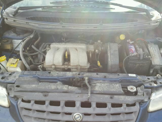 2C4FJ25B6YR665127 - 2000 CHRYSLER VOYAGER BLUE photo 7