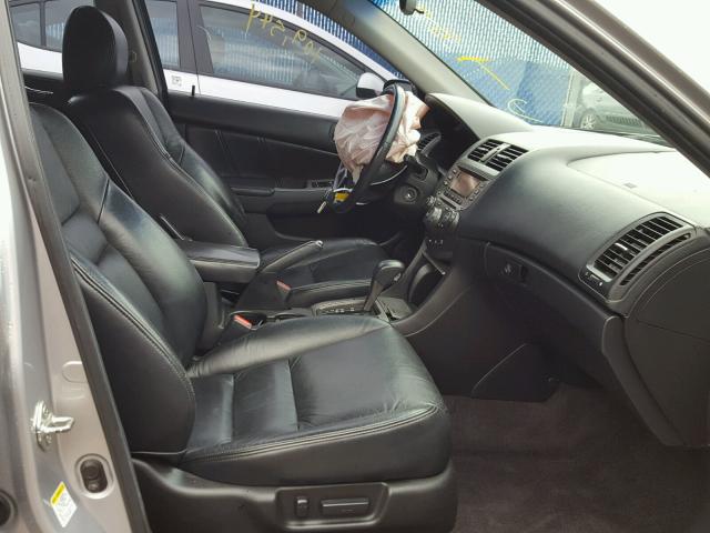 1HGCM66587A100263 - 2007 HONDA ACCORD EX SILVER photo 5