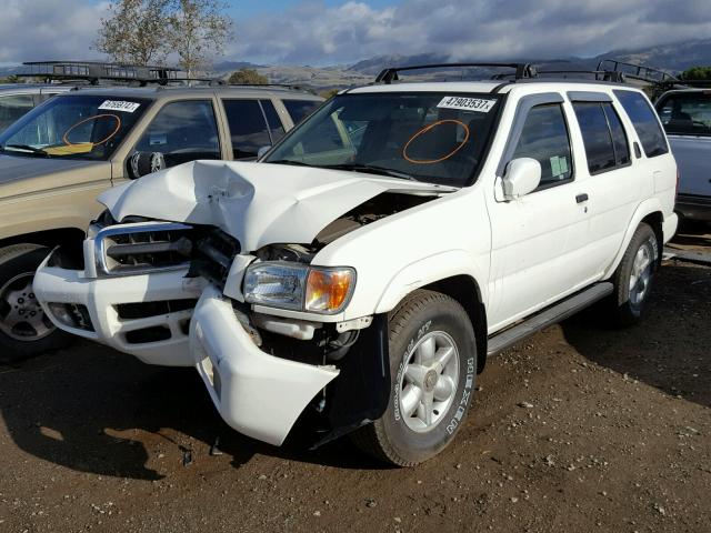 JN8AR07Y2XW363885 - 1999 NISSAN PATHFINDER WHITE photo 2