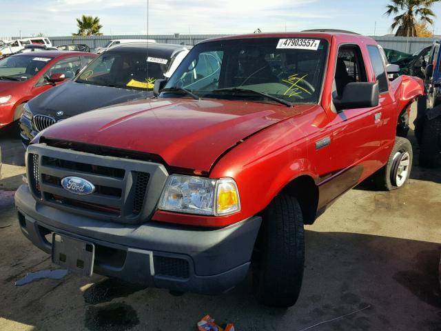 1FTYR14U36PA71463 - 2006 FORD RANGER SUP RED photo 2