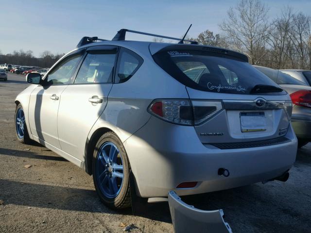 JF1GH61659G822946 - 2009 SUBARU IMPREZA 2. SILVER photo 3