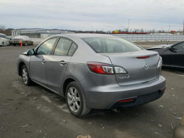 JM1BL1SF3A1323204 - 2010 MAZDA 3 I GRAY photo 3