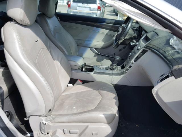 1G6DM1ED9B0136916 - 2011 CADILLAC CTS PERFOR فضي صورة 5