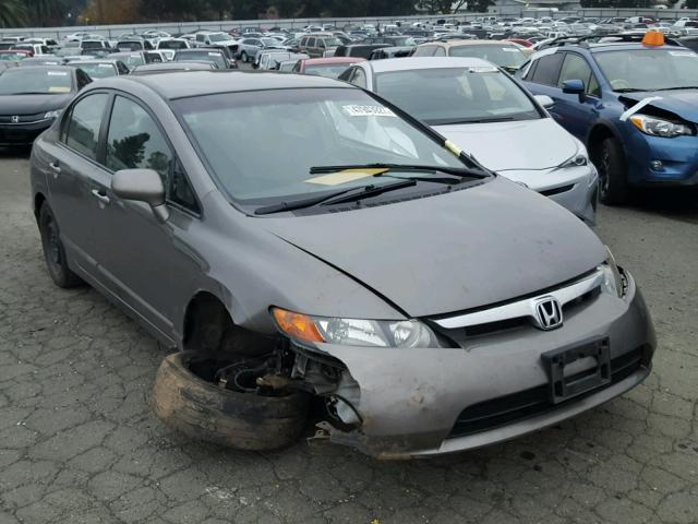 2HGFA16548H525832 - 2008 HONDA CIVIC LX GRAY photo 1