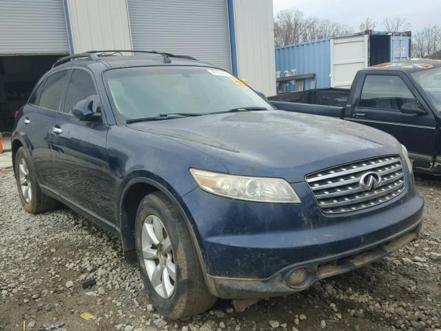 JNRAS08W45X206024 - 2005 INFINITI FX35 BLUE photo 1