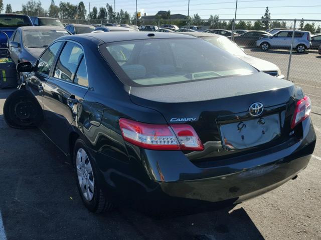 4T1BF3EK2BU736576 - 2011 TOYOTA CAMRY BASE GREEN photo 3