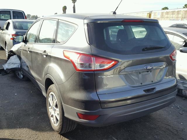 1FMCU0F70FUB40889 - 2015 FORD ESCAPE S GRAY photo 3