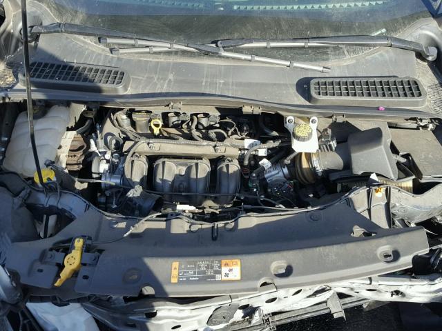 1FMCU0F70FUB40889 - 2015 FORD ESCAPE S GRAY photo 7