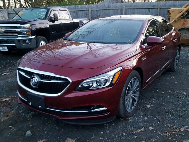 1G4ZN5SSXHU136396 - 2017 BUICK LACROSSE P MAROON photo 2