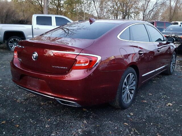 1G4ZN5SSXHU136396 - 2017 BUICK LACROSSE P MAROON photo 4