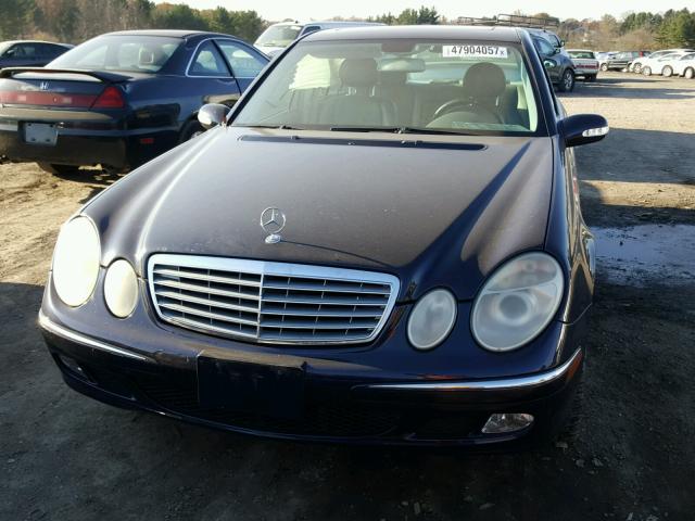 WDBUF65J83A306333 - 2003 MERCEDES-BENZ E 320 BLUE photo 10