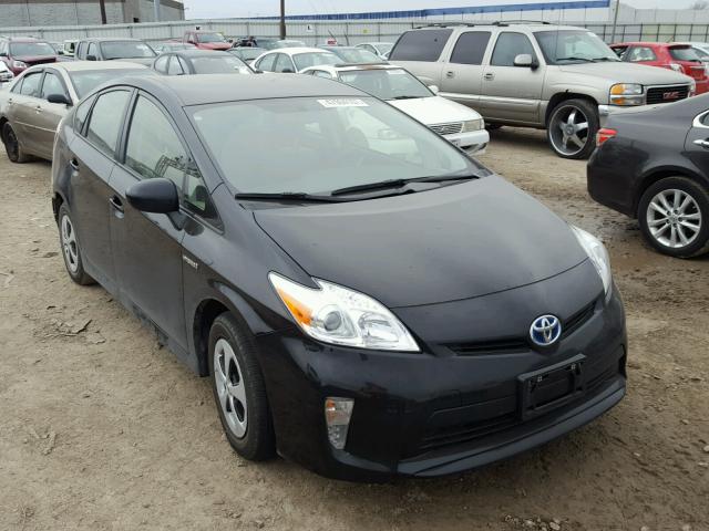 JTDKN3DU4F1918930 - 2015 TOYOTA PRIUS BLACK photo 1