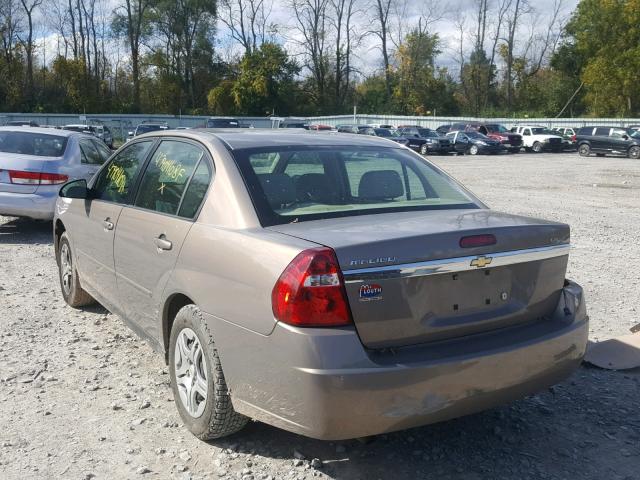 1G1ZS58F87F172493 - 2007 CHEVROLET MALIBU LS თაფლისფერი ფოტო 3