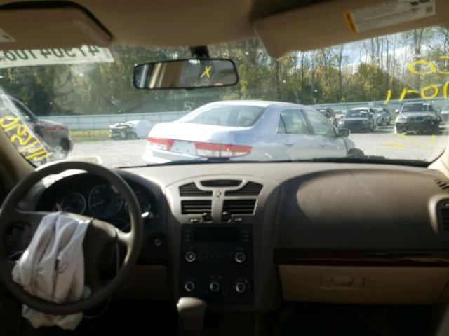 1G1ZS58F87F172493 - 2007 CHEVROLET MALIBU LS თაფლისფერი ფოტო 9